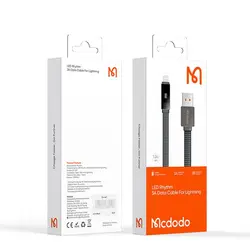 کابل شارژ و دیتا USB به Lightning هوشمند دیجیتالی LED دار Mcdodo CA-4970