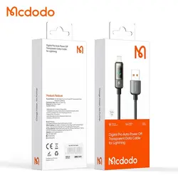 کابل شارژ قطع شونده Lightning مک دودو مدل MCDODO CA-3621 طول 1.8متر