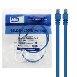کابل شبکه 1 متری BELDEN مدل CAT6