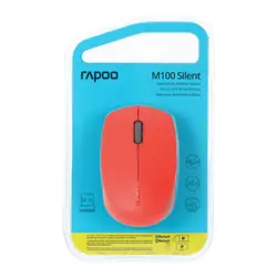ماوس بی سیم Rapoo مدل M100 Silent - قرمز