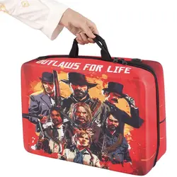 کیف کنسول بازی PS5 طرح Red Dead Redemption 2