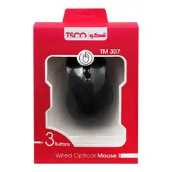 ماوس باسیم TSCO مدل TM 307 - مشکی