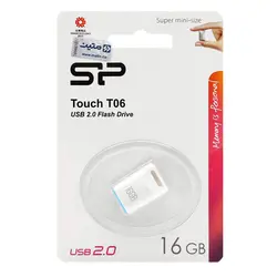 Silicon Power Touch T06 USB2.0 Flash Memory-16GB(گارانتی متین)سفید