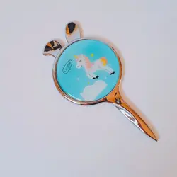 آینه دسته دار یک طرفه طرح خرگوش Mirror - اپ شاپینگ