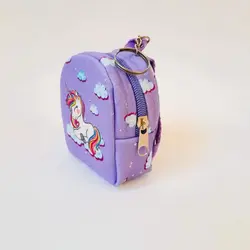 کیف هندزفری کوله مخمل یونیکورن حلقه دار - اپ شاپینگ