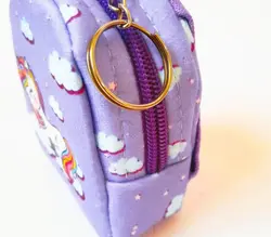 کیف هندزفری کوله مخمل یونیکورن حلقه دار - اپ شاپینگ