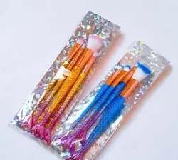 ست براش 4عددی پری دریایی Fafulamei - اپ شاپینگ