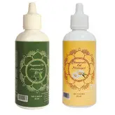 روغن تقویت کننده مو، مژه و ابرو مرهم یاب مدل نعنا فلفلی و گل بابونه حجم 80 میلی لیتر مجموعه 2 عددی