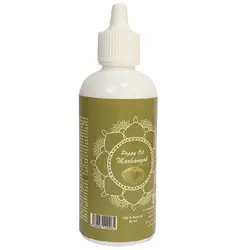 روغن تقویت کننده مو و ابرو ریش و سبیل مرهم یاب مدل خشخاش حجم 80 میلی لیتر