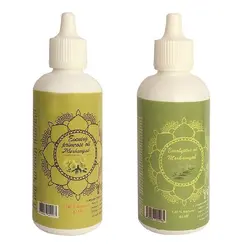 روغن بدن مرهم یاب مدل اکالیپتوس و گل مغربی حجم 80 میلی لیتر مجموعه 2 عددی