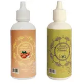 روغن تقویت کننده مو، مژه و ابرو مرهم یاب مدل گل مغربی و بادام تلخ حجم 80 میلی لیتر مجموعه 2 عددی