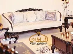 قیمت ست مبل و میز ناهار خوری کلاسیک مدل آماتیس - چوب سلطان