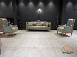 قیمت و خرید مبل کلاسیک مدل کاجی فرانسوی * تولیدی - چوب سلطان