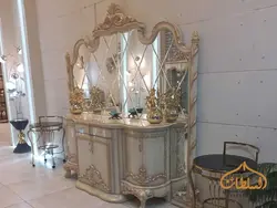 قیمت آینه و میز کنسول سلطنتی مدل 911 | تولیدی - چوب سلطان