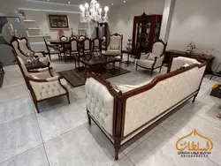 قیمت مبل کلاسیک مدل 507 کاجی * تولیدکننده * - چوب سلطان