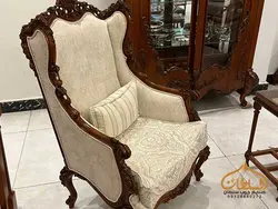 قیمت مبل کلاسیک مدل 507 کاجی * تولیدکننده * - چوب سلطان