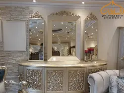 ست مبل و میز ناهارخوری و کنسول سیلور | از تولیدی - چوب سلطان