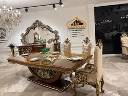 قیمت ست مبل و میز ناهارخوری و کنسول کاملیا - چوب سلطان