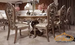 خرید ست مبل و میز ناهارخوری مدل مازراتی * تولیدی * چوب سلطان