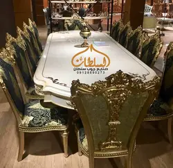 خرید ست مبل و میز ناهارخوری مدل سناتور[ تولیدی ] - چوب سلطان