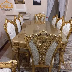 خرید ست مبل و میز ناهارخوری مدل سناتور[ تولیدی ] - چوب سلطان