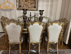 خرید ست مبل و میز ناهارخوری مدل سناتور[ تولیدی ] - چوب سلطان
