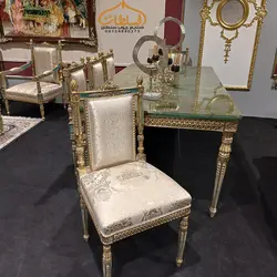 خرید ست مبل و میز ناهارخوری مدل کاجی *شیک و ساده * چوب سلطان