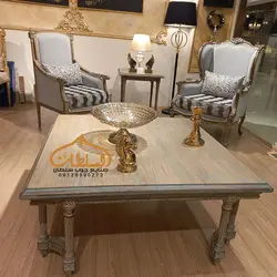 خرید ست مبل و میز ناهارخوری مدل کاجی *شیک و ساده * چوب سلطان