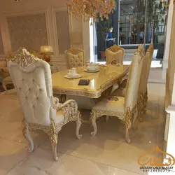 خرید ست مبل و میز ناهارخوری مدل کاملیا *قیمت ویژه* چوب سلطان