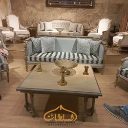 خرید مبل کلاسیک مدل کاجی +40% ارزانتراز نمایشگاه - چوب سلطان