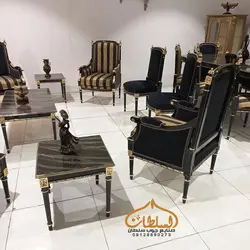 خرید مبل کلاسیک مدل کاجی +40% ارزانتراز نمایشگاه - چوب سلطان