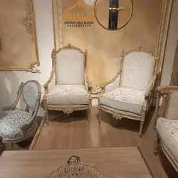 خرید مبل کلاسیک مدل کاجی +40% ارزانتراز نمایشگاه - چوب سلطان