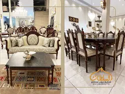 قیمت ست مبل و میز ناهار خوری مدل کاجی مصری - چوب سلطان