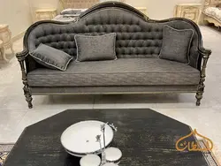 قیمت ست مبل و میز ناهار خوری کلاسیک مدل لوییز - چوب سلطان