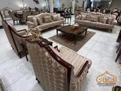 خرید ست مبل و میز ناهار خوری کلاسیک مدل کارن - چوب سلطان