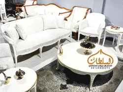 ست مبل و میز ناهار خوری کلاسیک مدل پرنس - چوب سلطان