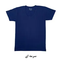 زیرپوش مردانه سوپر نخ پنبه رنگی امجد مدل آستین دار  سایز XXL بسته 1 عددی 