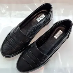 کفش طبی زنانه آفاق مدل صدف تمام مشکی