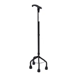 عصا چهار پایه استاندارد مشکی سرو پیکر توس