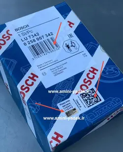 سنسور اکسیژن سمند ملی بوش اورجینال (۶ فیش بالایی)به شرط اصالت آلمان 🇩🇪