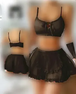 لباس خواب فانتزی همراه با ساق دست | کد: 9220 🩱 👙