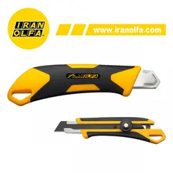 کاتر بزرگ با قفل پیچی اُلفا (OLFA) ژاپن - مدل L-7