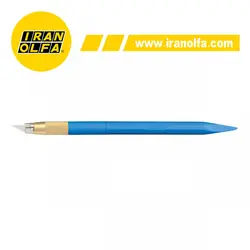 کاتر قلمی اُلفا (OLFA) ژاپن - مدل  AK-5/5B/BLU به همراه 5 تیغ یدک 30 درجه