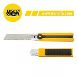 کاتر فوق بزرگ با قفل پیچی اُلفا (OLFA) ژاپن - مدل HSW-1 همراه تیغ اره ای