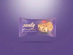 کیک دوقلو کشمشی سانلی شیرین برنا ۳۶ عددی ۱۱۰ گرمی