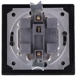 سه پل جهان الکتریک مدل کریستال مشکی - کالای برق نورانور