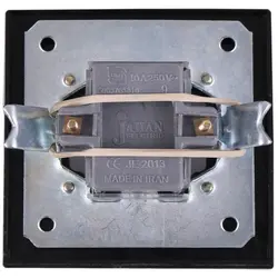 شاسی جهان الکتریک مدل کریستال مشکی - کالای برق نورانور