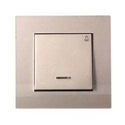 شاسی جهان الکتریک مدل کریستال بژ - کالای برق نورانور