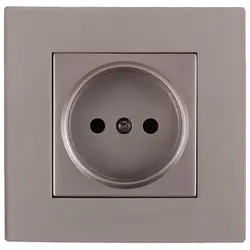 پریز جهان الکتریک مدل کریستال بژ - کالای برق نورانور