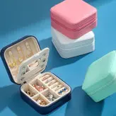 جعبه جواهرات و نظم دهنده ی زیورالات آینه دار